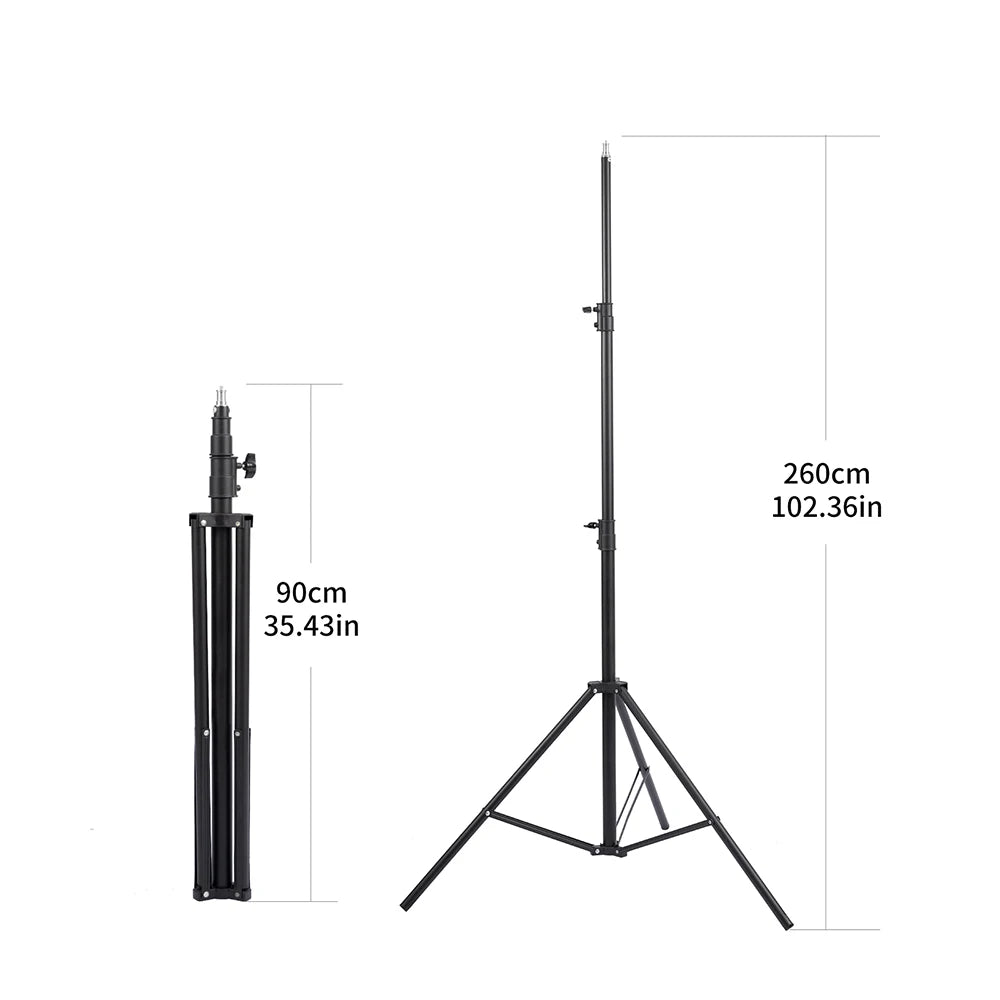 Studio Adjustable Light Stand Tripod with Clamp and Bracket for Reflector