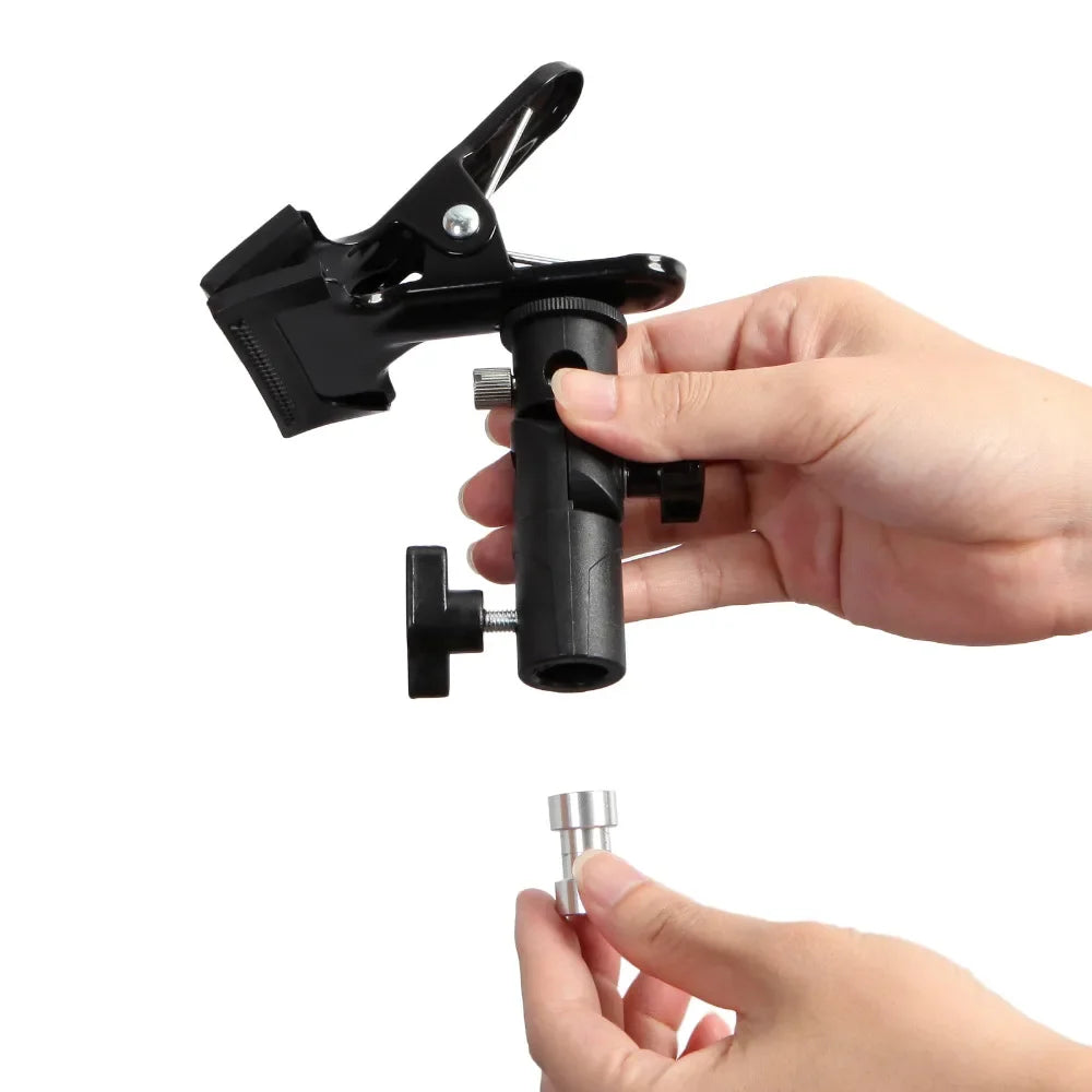 Reflector Clamp Clip Holder Light Stand Attachment